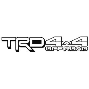 NEW TRD 4x4 Offroad Decal (Single Color)
