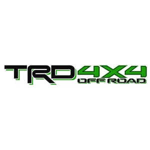 TRD 4x4 Offroad Bed Side Dual Color Decals (Pair)