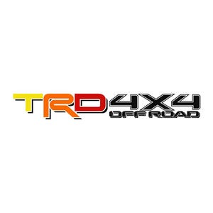Heritage TRD 4x4 Offroad Bed Side Decals for Toyota Tacoma & Tundra (Pair)