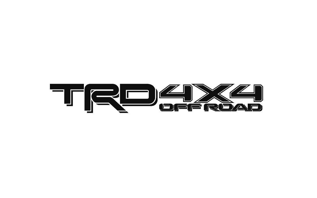 TRD 4x4 Offroad Bed Side Single Color Decals (pair) - Etsy Finland