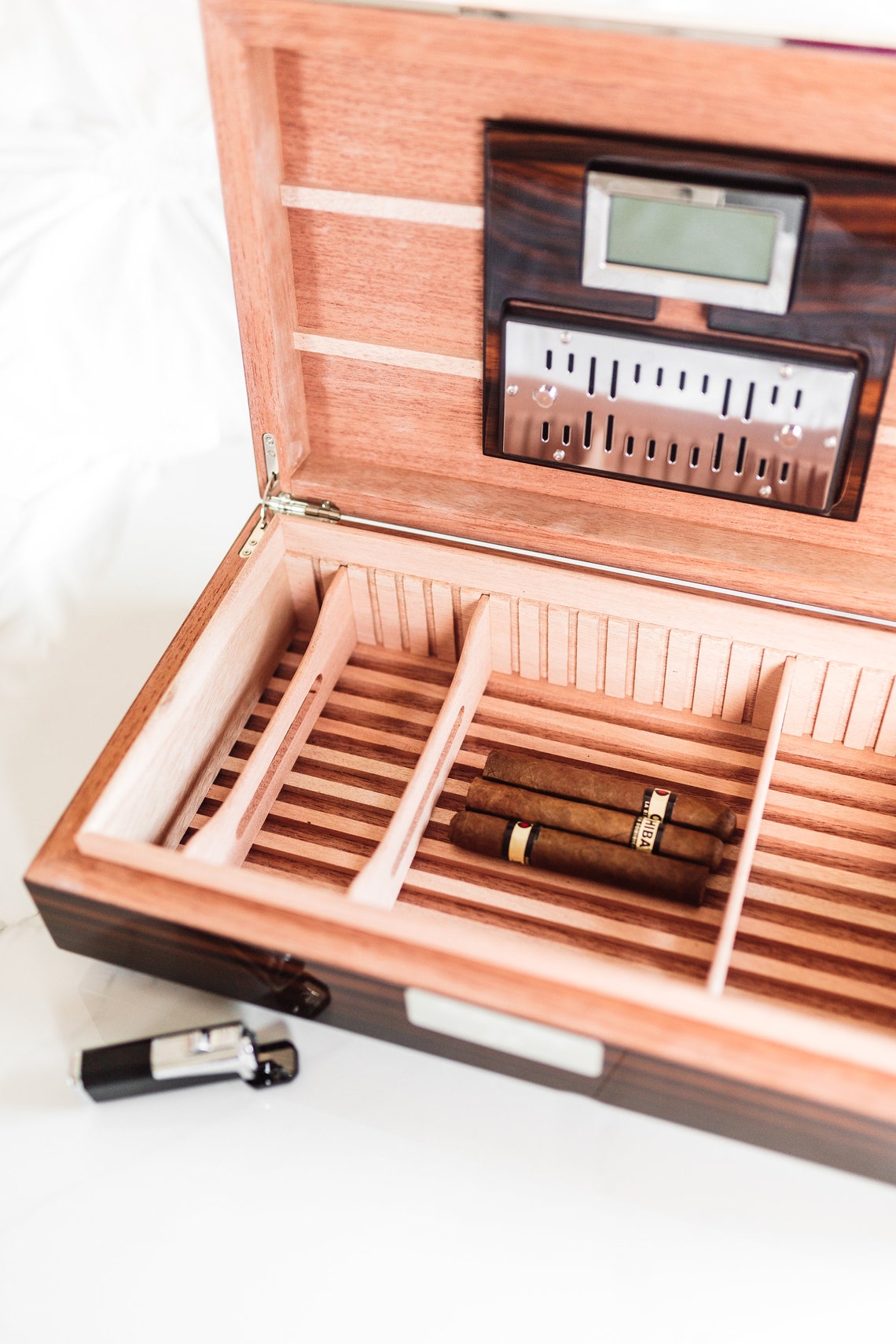 Cigar Humidor Personalized Humidor Gift Cigar Box Etsy