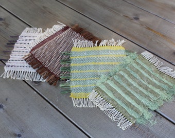 Handwoven Coasters, set of 4