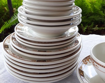 Olive dish hotel diner china Small oval roll tray 2 Buffalo China platter restaurant ware Soap Dish Single serving stone butter plate