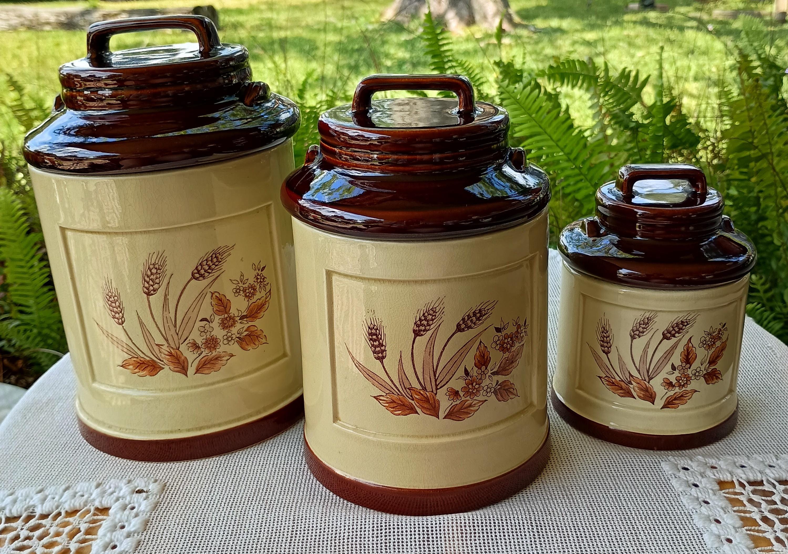 Vintage Canisters - Etsy
