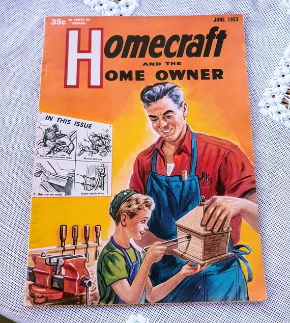 Vintage Magazine Homecraft and the Home Owner June 1953 Etsy