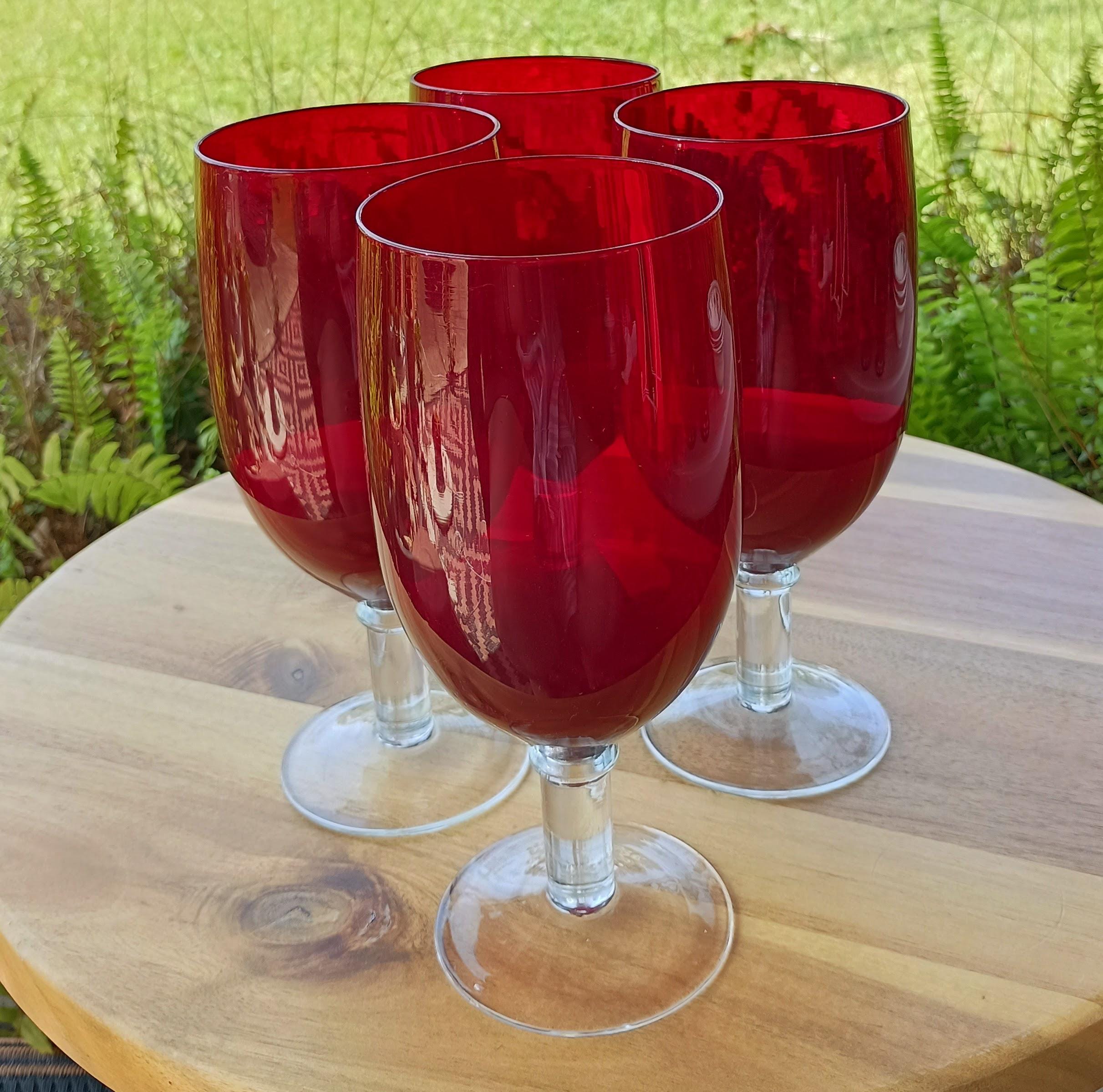 ビンテージロングペアグラス　1950年代　ロカビリー　50’s 50s 1950s Tea Glasses - Etsy