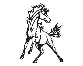 Mustangs Svg Etsy