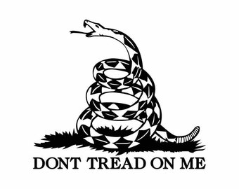 dont tread on me svg etsy