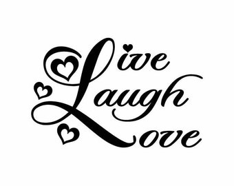 Live Laugh Love Svg Etsy