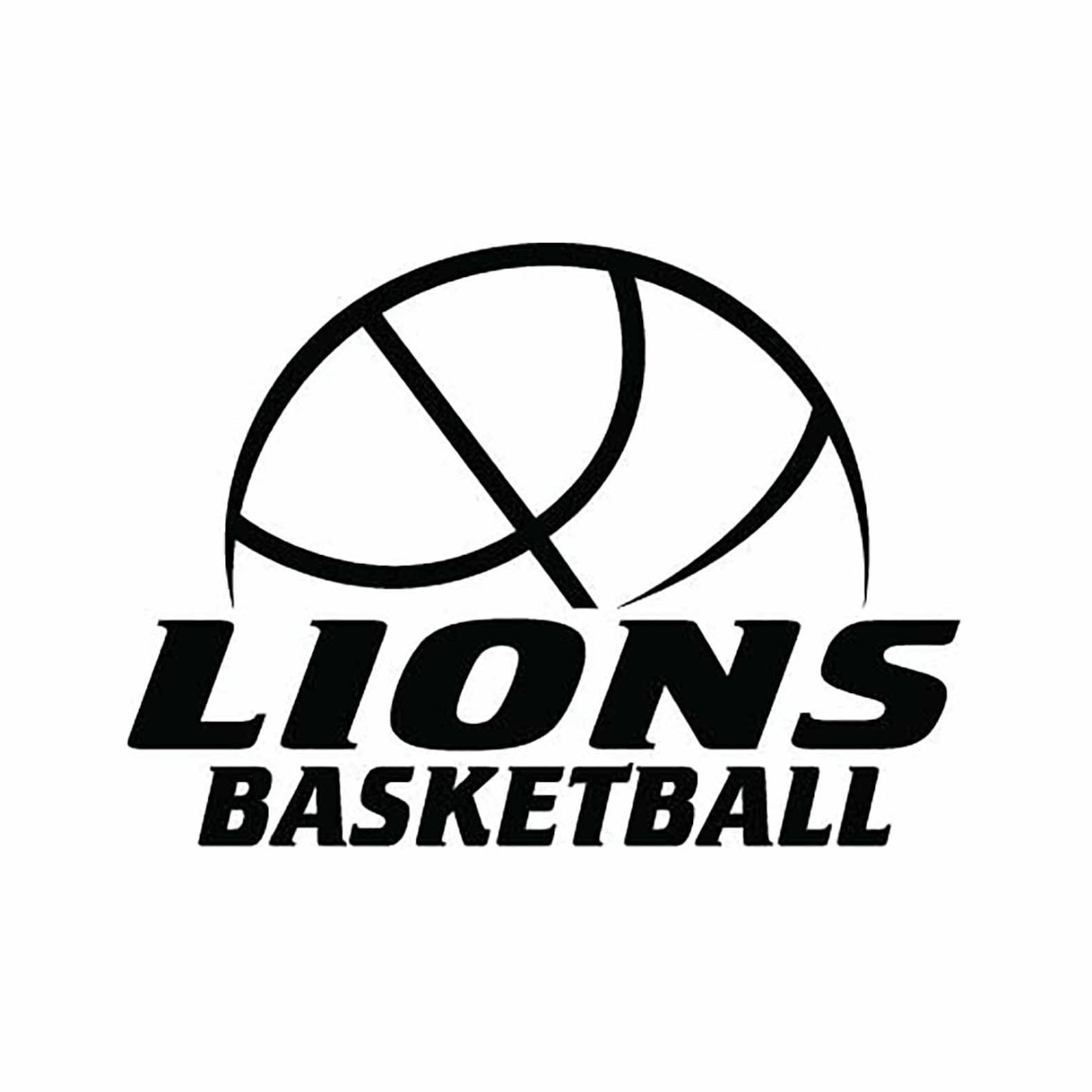 LIONS Basketball vector .eps .dxf .svg .png Vinyl Cutter Etsy