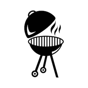 BBQ Grilling Grill Barbecue cooking 1 vector .eps, .svg, .dxf & 1 .png Vinyl Cutter Ready, T-Shirt, CNC clipart graphic 0349