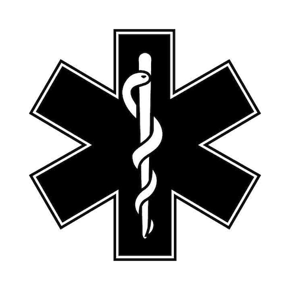 Buy Star of Life Ambulance Medical Logo Drugs Pharmacy Doctor Pharmacist . eps, .svg, .dxf .png Vinyl Cutter T-shirt, CNC Clipart Graphic 0303 Online  in India 