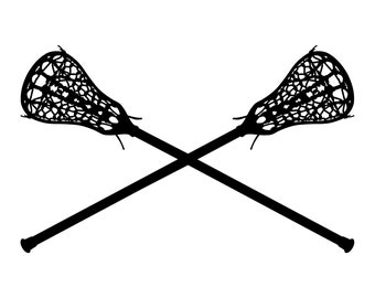 Lacrosse Sticks INSTANT DOWNLOAD 1 vector .eps, svg, jpg & 1 .png Vinyl Cutter Ready, T-Shirt, CNC clipart graphic 0040