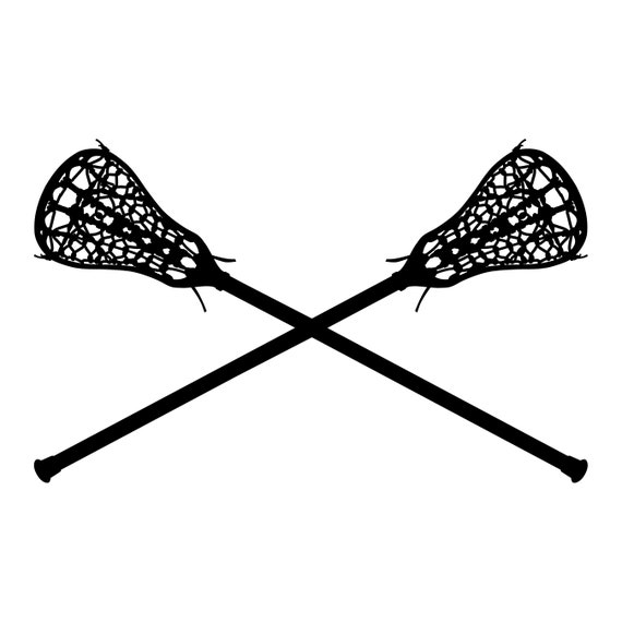 Lacrosse Sticks Male Female Stock Illustration - Download Image