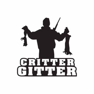 Critter Gitter Hunting Graphic, Vector EPS svg png dxf (Digital Download)
