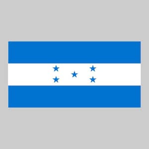 Bandera de Honduras vector .eps, .dxf, .svg .png. Cortador de vinilo listo, camiseta, gráfico de imágenes prediseñadas CNC hondureño 0795