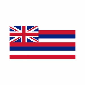 Hawaii State Flag INSTANT DOWNLOAD 1 vector .eps, .dxf, .svg .png. Vinyl Cutter Ready, T-Shirt, CNC clipart graphic 0285