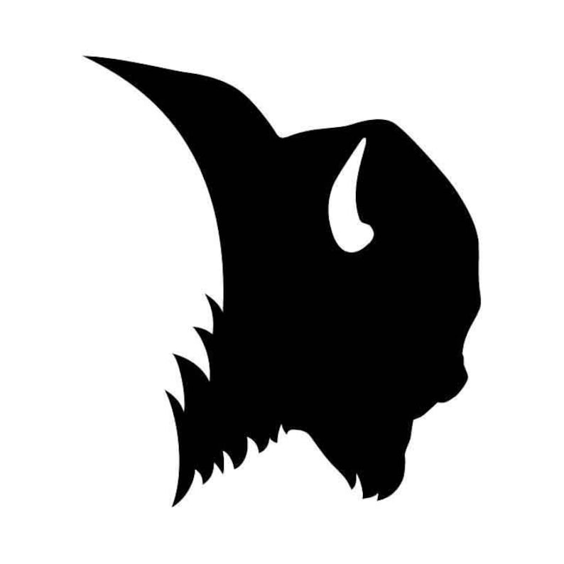 Bison Vector Eps Dxf Svg Png Vinyl Cutter Ready Etsy