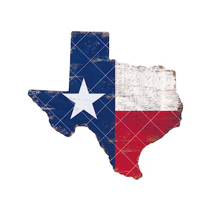 Texas Flag State Faux painted wood design png. sublimation, dtf, dtg, T-Shirt, CNC clipart graphic 2738