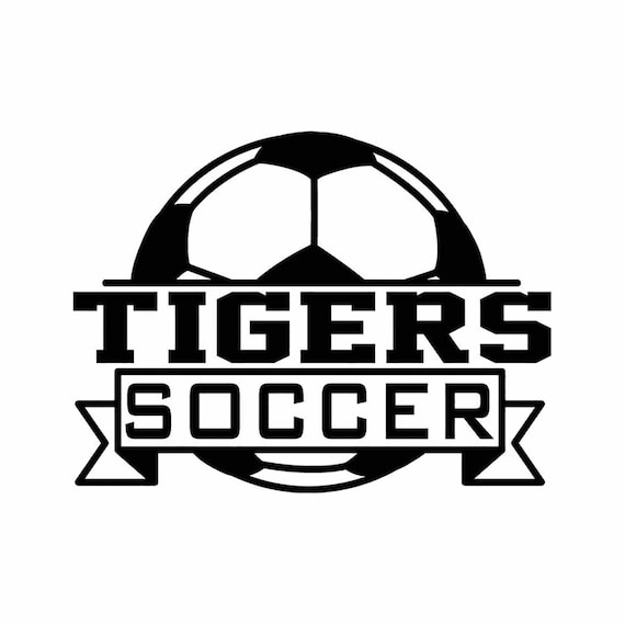 Tigers Soccer Vector Eps Dxf Svg Ai Vinyl Cutter Etsy
