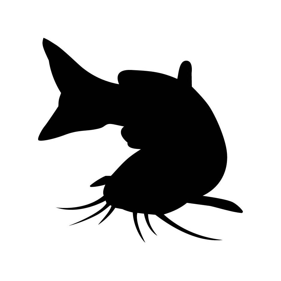 Catfish Fish Blue Channel Bullhead .eps .svg .dxf & 1 .png Etsy
