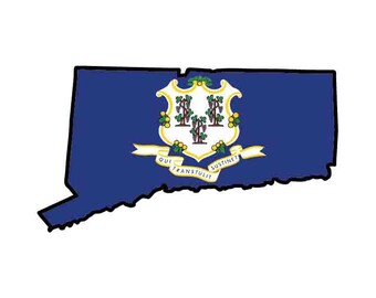 Connecticut State Flag - Etsy