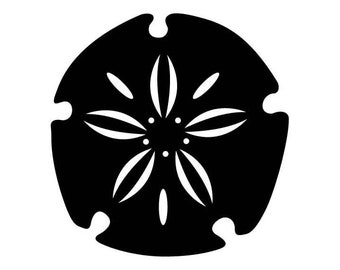 Sand Dollar INSTANT DOWNLOAD 1 vector .eps, .dxf, .svg .png. Vinyl Cutter Ready, T-Shirt, CNC clipart graphic 0162