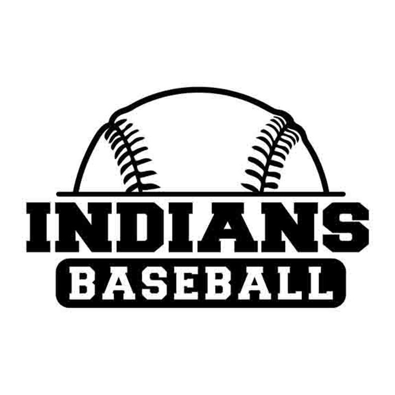 Indians Baseball INSTANT DOWNLOAD 1 vector .eps .dxf .svg & Etsy