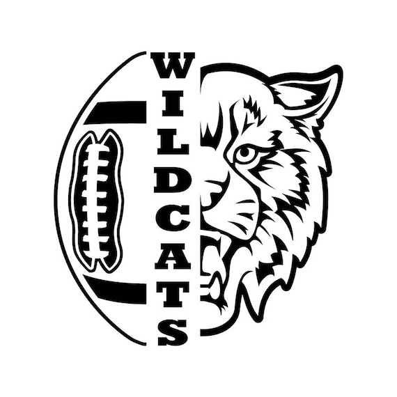 Wildcats Football Instant Download 1 Vector Eps Dxf Svg Etsy