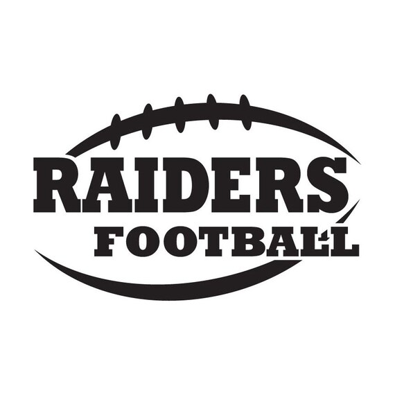 Raiders Football Instant Download 1 Vector Eps Dxf Svg Etsy