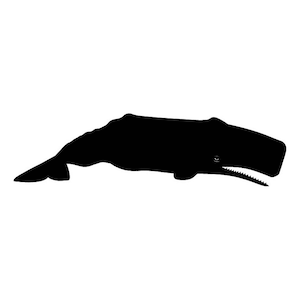 Moby Dick Whale Vector: T-Shirt & CNC Clipart (Digital Download)
