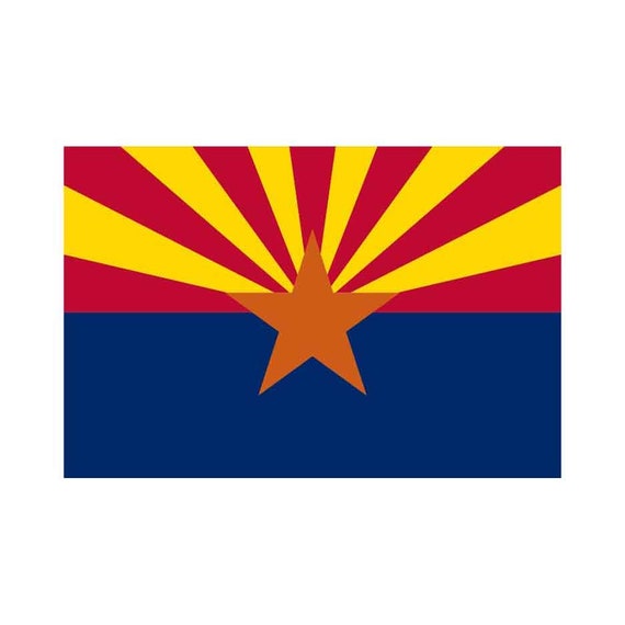 Arizona State Flag INSTANT DOWNLOAD 1 Vector .eps .dxf .svg - Etsy