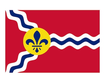 St. Louis City Flag INSTANT DOWNLOAD vector .eps, .dxf, .svg .png. Vinyl Cutter Ready, T-Shirt, Missouri Flags CNC clipart graphic 1098