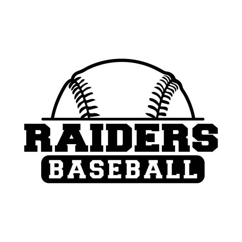 Raiders Baseball vector .eps .dxf .svg & .png Vinyl Cutter Etsy