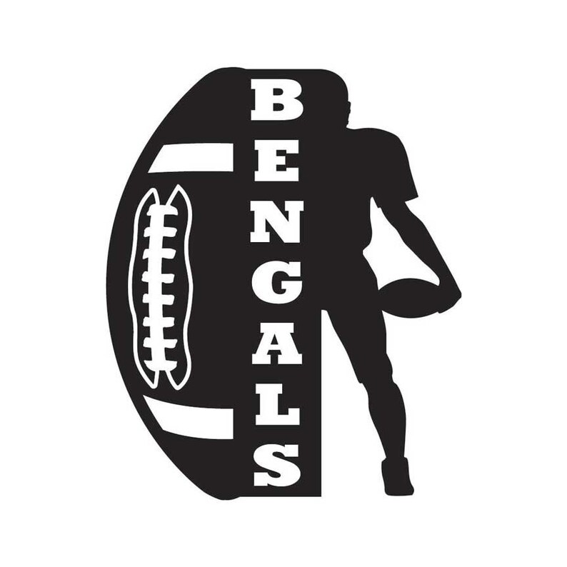 Bengals Football Bengal vector .eps .dxf .svg .png Vinyl | Etsy