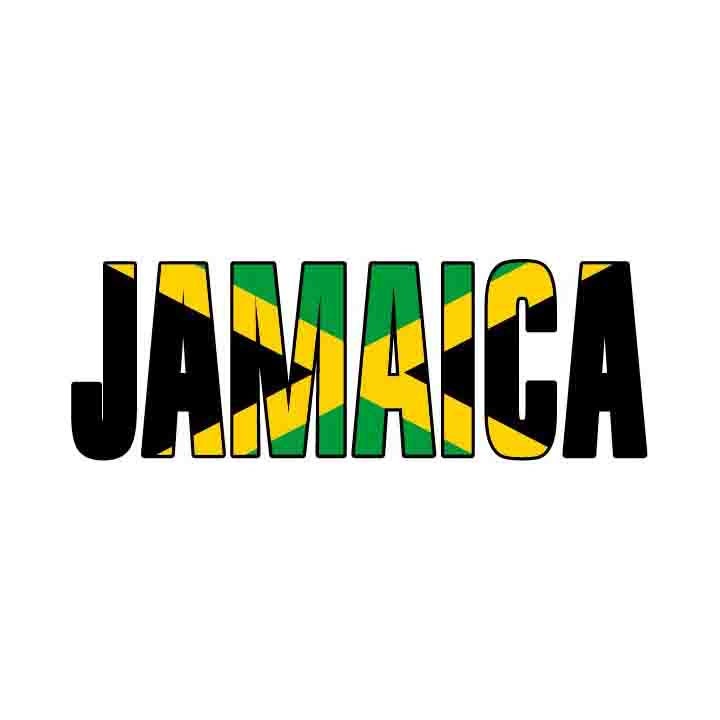 JAMAICA Flag test word art 1 vector .eps .dxf .svg .png. | Etsy