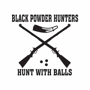 Black Powder Hunters vector eps, .svg, .png, .dxf Vinyl Cutter Ready, T-Shirt, CNC clipart graphic 0102