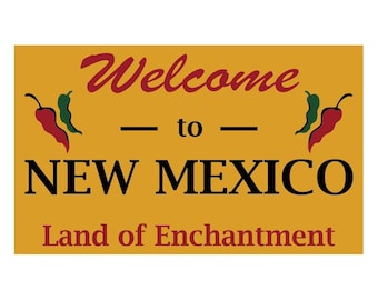 New Mexico Highway Sign Vector: T-Shirt & CNC Clipart (Digital Download)