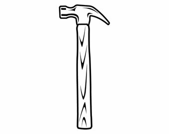 Claw Hammer Vector Graphic, CNC Clipart (Digital Download)