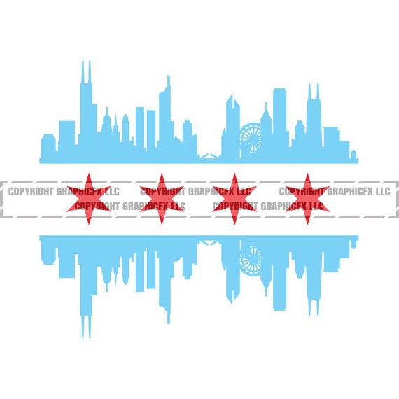 Ilustraciones De La Bandera De Chicago