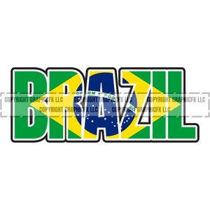 Flag Brazil Dxf 