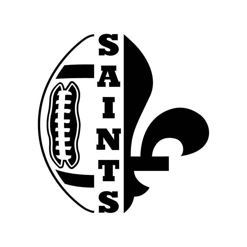 Saints Football with mascot Saint vector .eps .dxf .svg .png Etsy