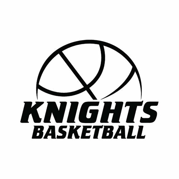 Knights Basketball Vector Eps Dxf Svg Png Vinyl Cutter Etsy