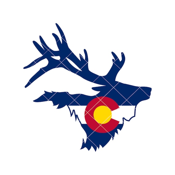 Colorado Flag Logo Elk Hunting Shirt Men Colorado Flag Logo Elk Hunting Shirt Men
