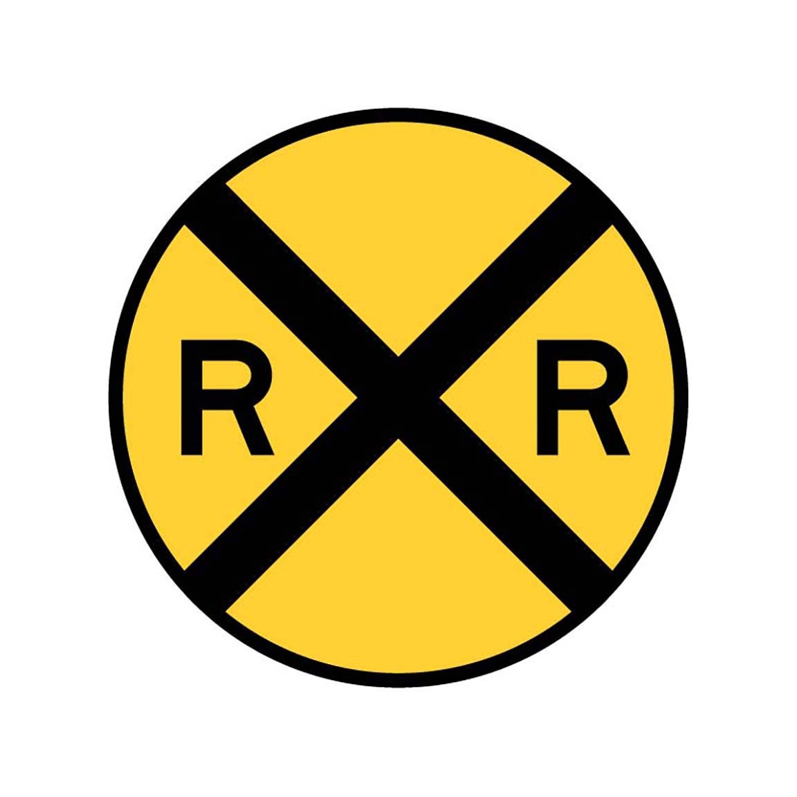 Train Crossing Sign Png