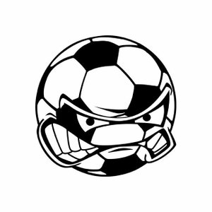 Soccer Ball Soccerball Futbol INSTANT DOWNLOAD 1 vector .eps, svg, jpg & 1 .png Vinyl Cutter Ready, T-Shirt, CNC clipart graphic 0011