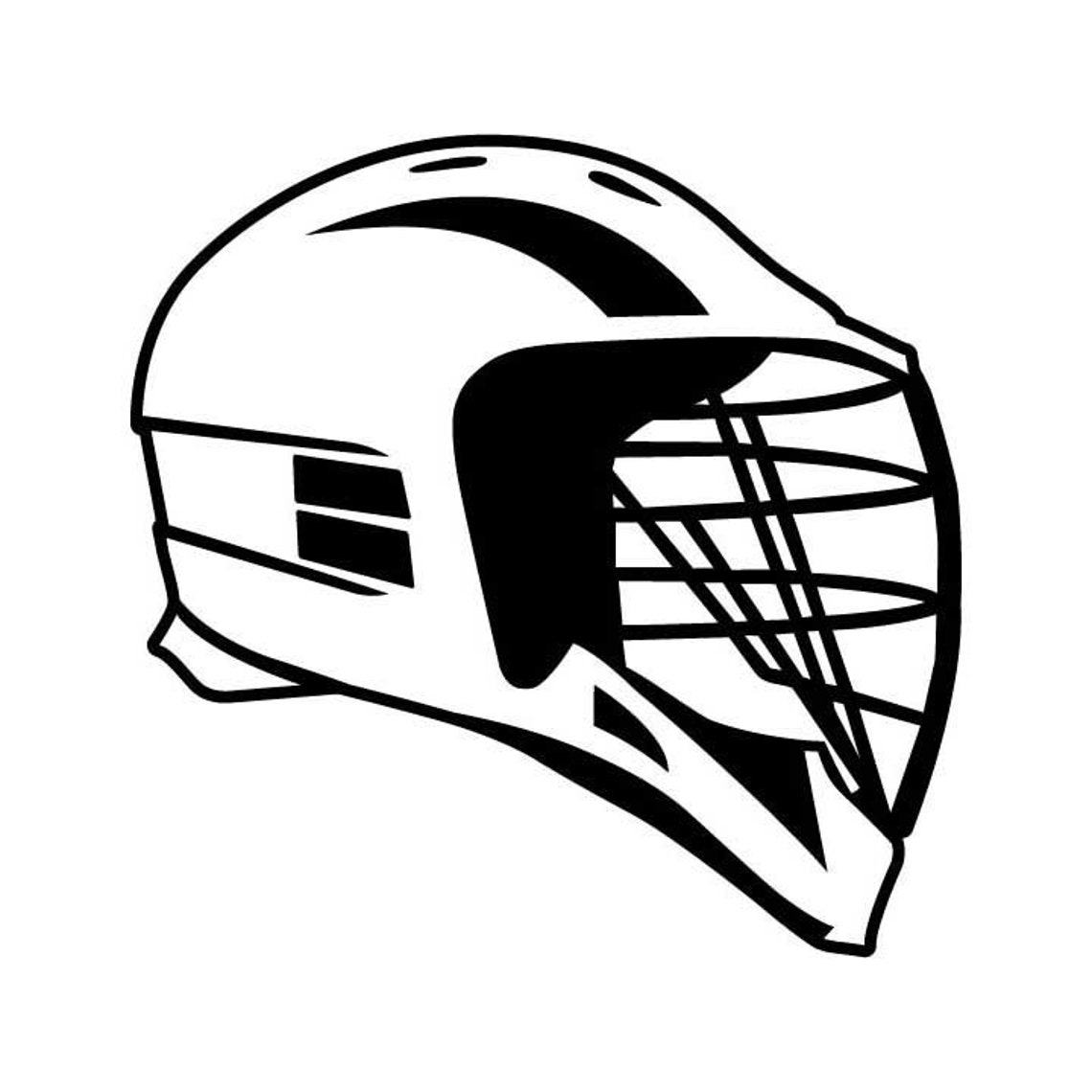 Lacrosse Helmet INSTANT DOWNLOAD 1 vettoriale .eps svg jpg & Etsy Italia