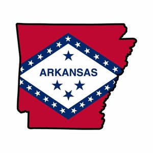 Arkansas State Flag INSTANT DOWNLOAD 1 vector .eps, .dxf, .svg .png. Vinyl Cutter Ready, T-Shirt, CNC clipart graphic 0218