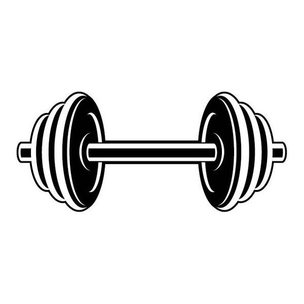 Dumbbells Weight lifting Workout Weights Strength training .eps, .dxf, .svg .png Vinyl Cutter Ready, T-Shirt, CNC clipart graphic 0831