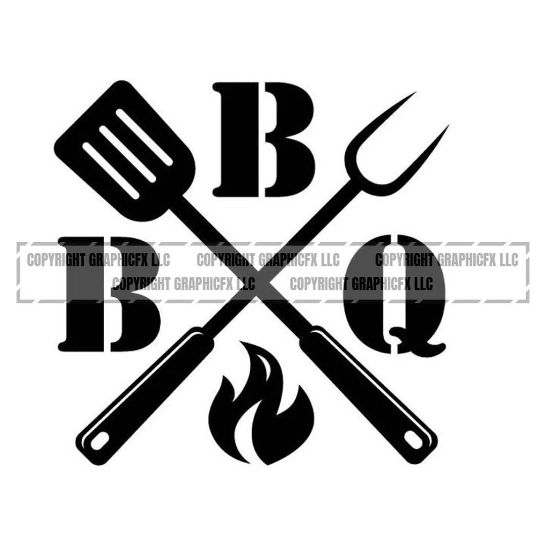 BBQ Grilling Grill Barbecue Cooking 1 Vector .eps, .svg, .dxf & 1 .png ...
